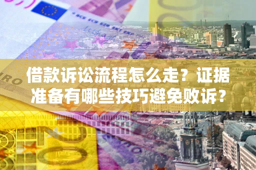 济南借款诉讼流程怎么走？证据准备有哪些技巧避免败诉？