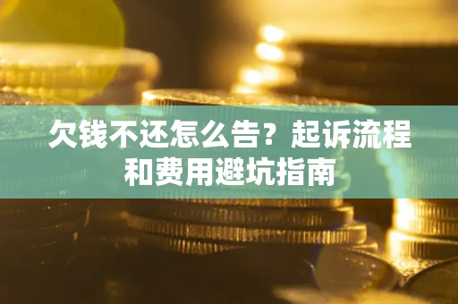 济南欠钱不还怎么告？起诉流程和费用避坑指南