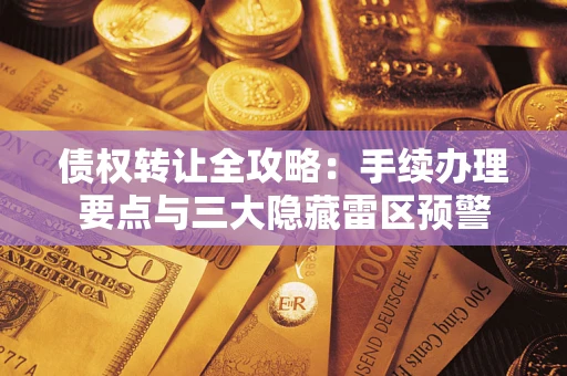 济南债权转让全攻略：手续办理要点与三大隐藏雷区预警